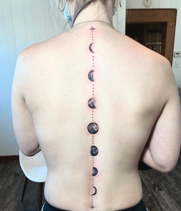 Moon Phase Tattoo on Back - Trending Tattoo Moon-Phase-Tattoo-on-Back
