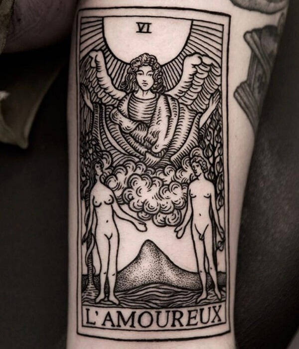 Tarot card Inspired Tattoo - Trending Tattoo Tarot-card-Inspired-Tattoo