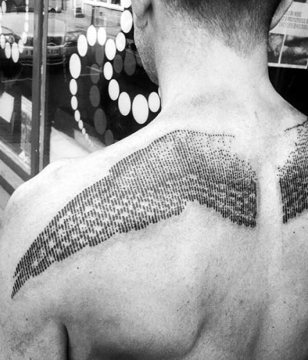 Woodcut Tattoo on Back - Trending Tattoo Woodcut-Tattoo-on-Back