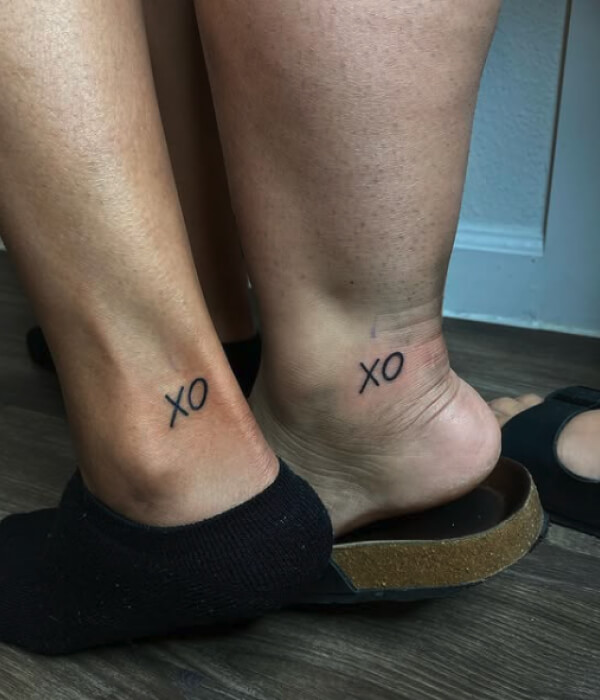 XO Tattoo on Foot - Trending Tattoo XO-Tattoo-on-Foot