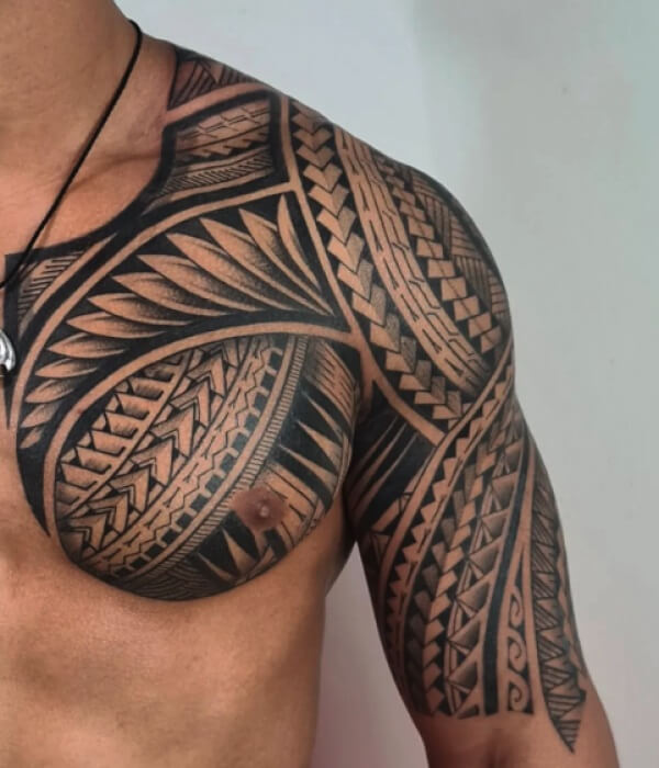 Haida Tribal Shoulder Tattoo - Trending Tattoo Haida-Tribal-Shoulder-Tattoo