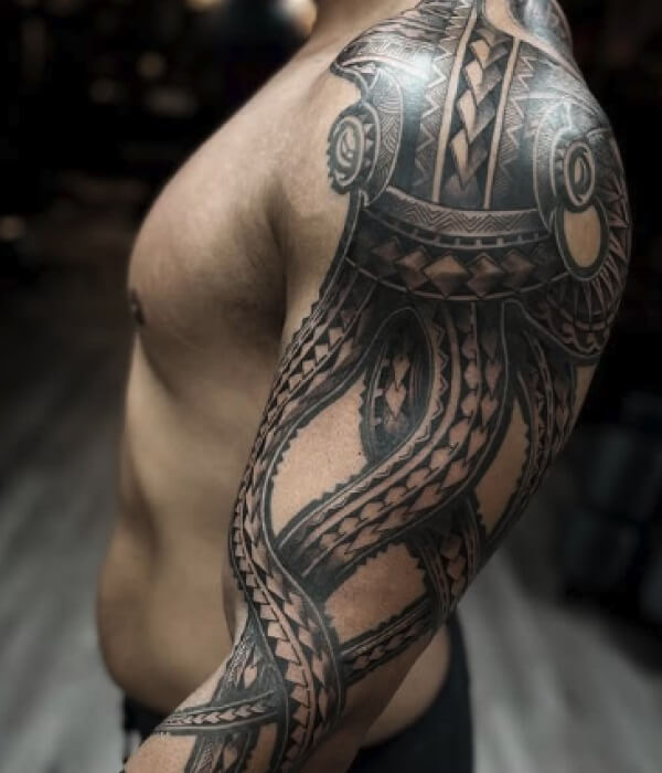 Polynesian Tribal Tattoo - Trending Tattoo Polynesian-Tribal-Tattoo
