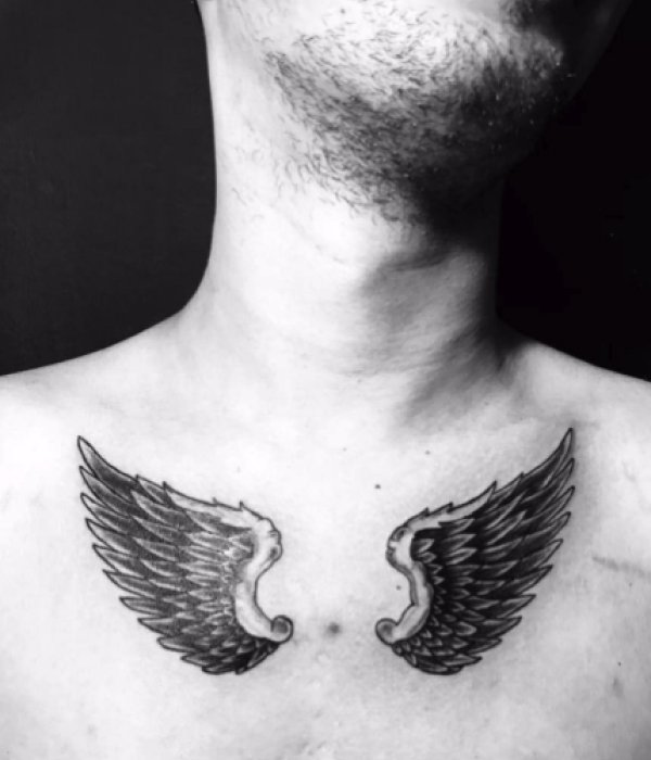 Small Angel Wings Tattoo - Trending Tattoo Small-Angel-Wings-Tattoo