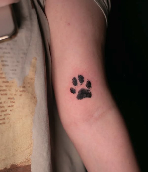 Small Dog Paw Tattoo - Trending Tattoo Small-Dog-Paw-Tattoo