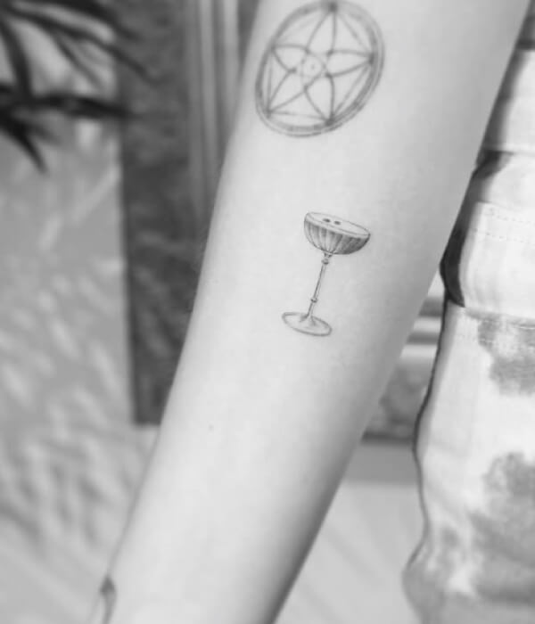 Cocktail Tattoo Small - Trending Tattoo Cocktail-Tattoo-Small