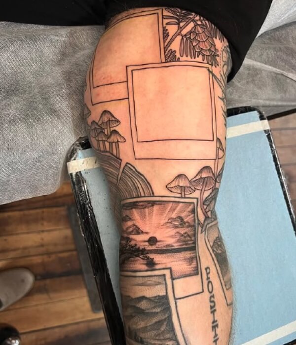 Polaroid Frame - Trending Tattoo Polaroid-Frame
