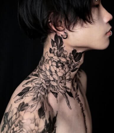 20 Best And Trendy Throat Tattoo for Men in 2025