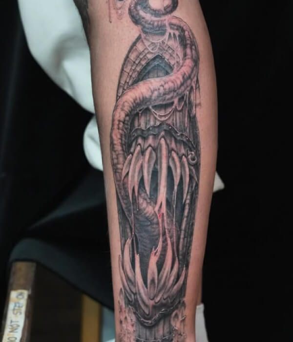 Mimic Door Tattoo - Trending Tattoo Mimic Door Tattoo