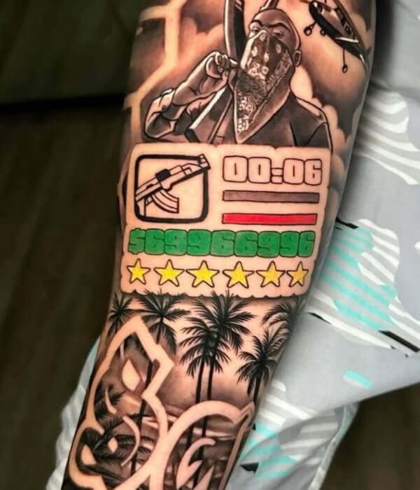 Classic GTA Artwork - Trending Tattoo Classic GTA Artwork