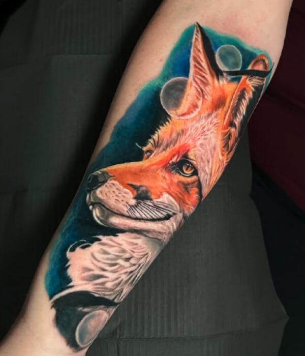Cunning Fox Tattoo - Trending Tattoo Cunning Fox Tattoo