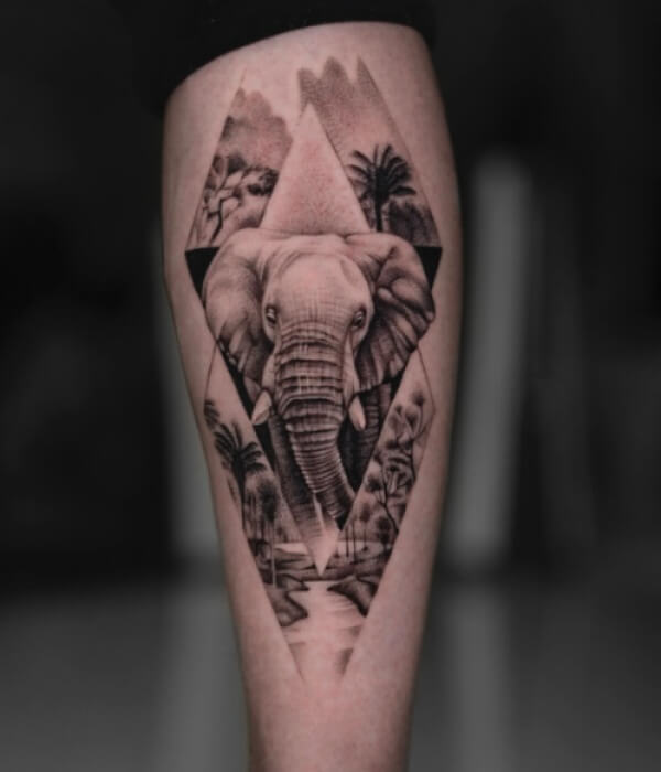 Majestic Elephant Tattoo - Trending Tattoo Majestic Elephant Tattoo