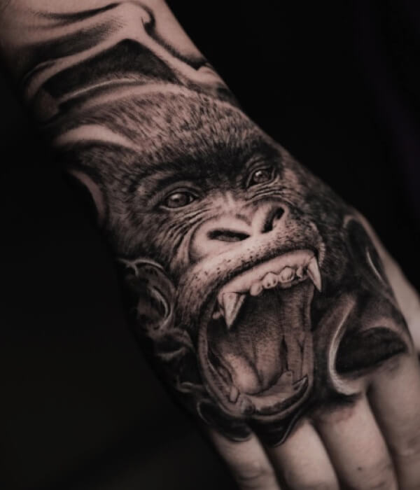 Mighty Gorilla Tattoo - Trending Tattoo Mighty Gorilla Tattoo