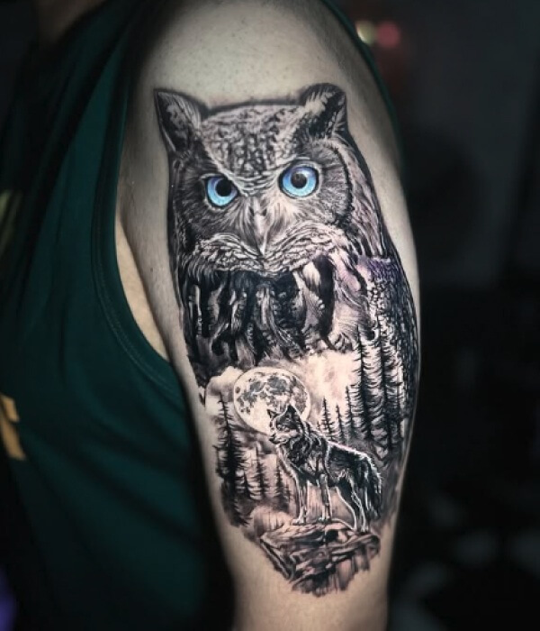 Mystical Owl Tattoo - Trending Tattoo Mystical Owl Tattoo