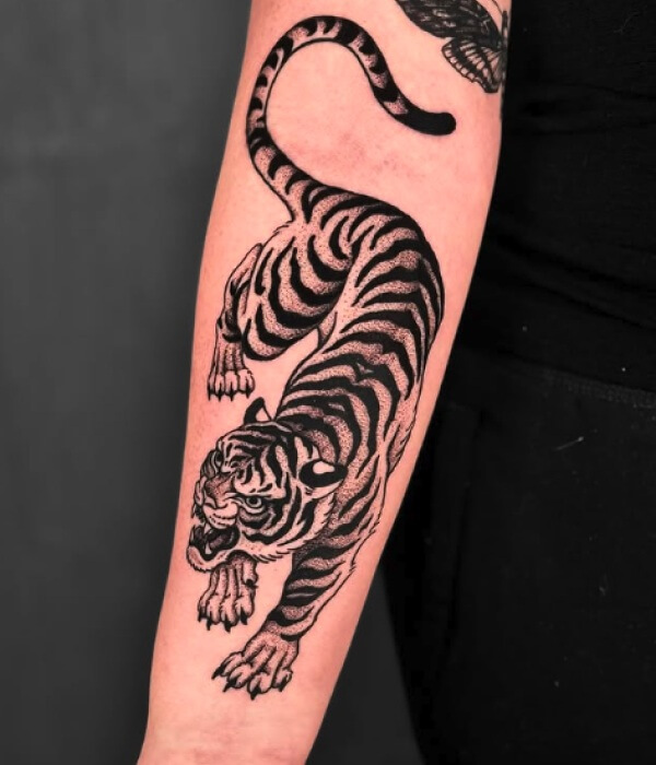 Regal Tiger Tattoo - Trending Tattoo Regal Tiger Tattoo