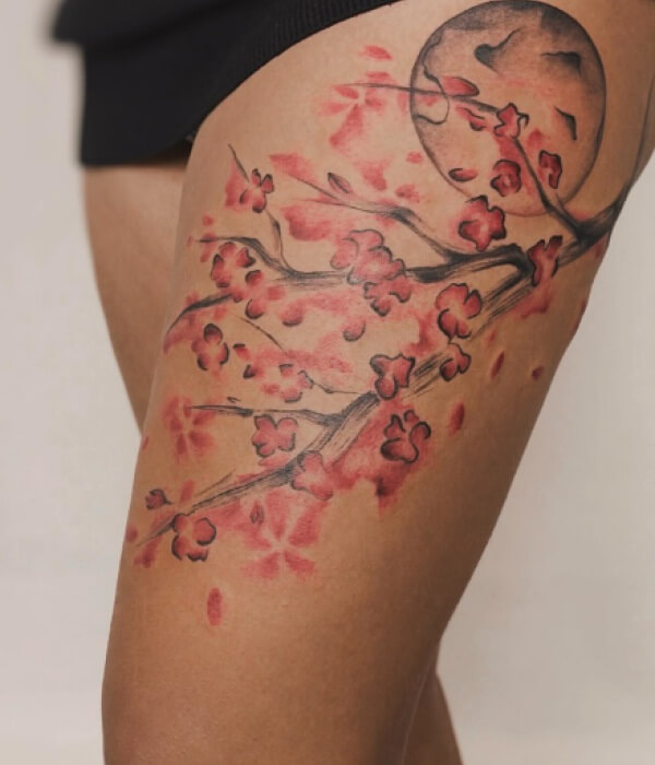 Sakura Cherry Blossom - Trending Tattoo Sakura (Cherry Blossom)