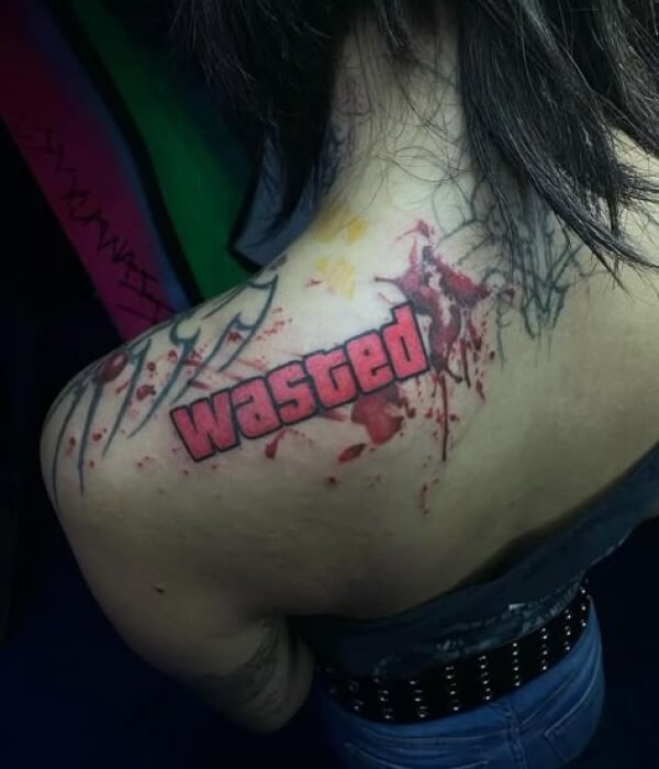 Wasted or Busted - Trending Tattoo Wasted or Busted