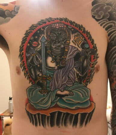 Cosmic Fudo Myoo Tattoo - Trending Tattoo Cosmic Fudo Myoo Tattoo