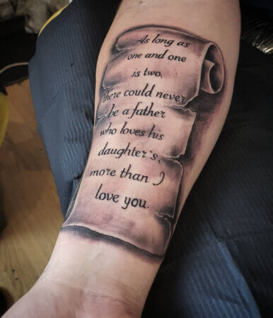 Shakespeare Quote or Quill Scroll