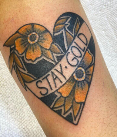Stay gold Tattoo
