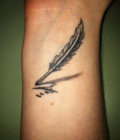 Quill Pen Tattoo