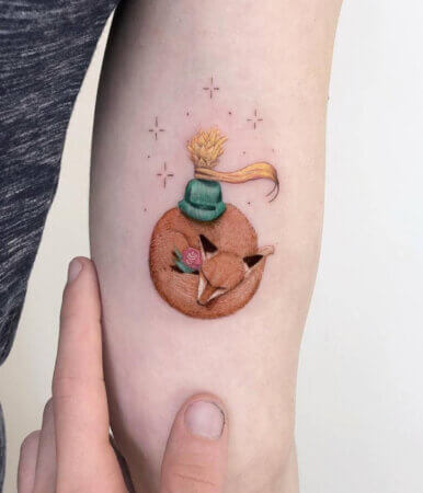 little prince and fox tattoo