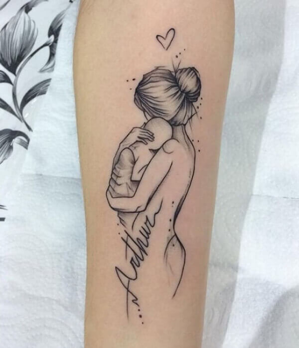 Daughter Name Tattoo