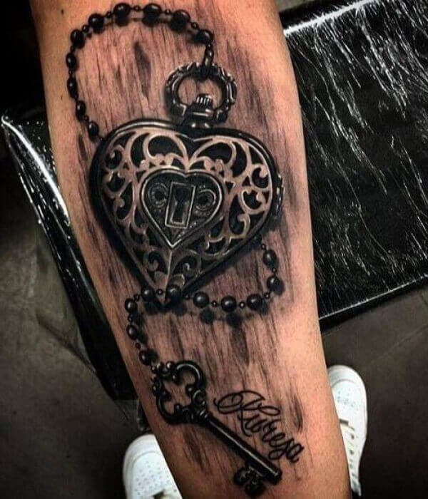 Key and Lock Tattoos - Trending Tattoo Key and Lock Tattoos