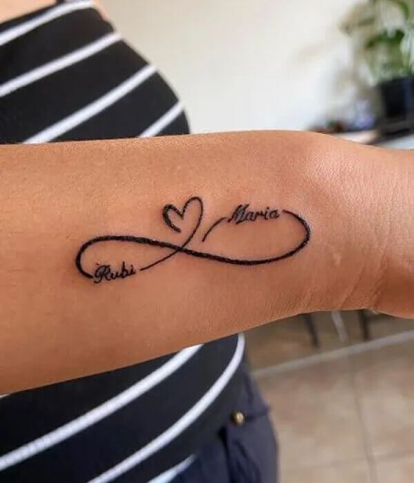 Infinity Name Tattoo