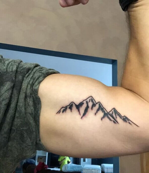 Mountain Silhouettes - Trending Tattoo Mountain Silhouettes
