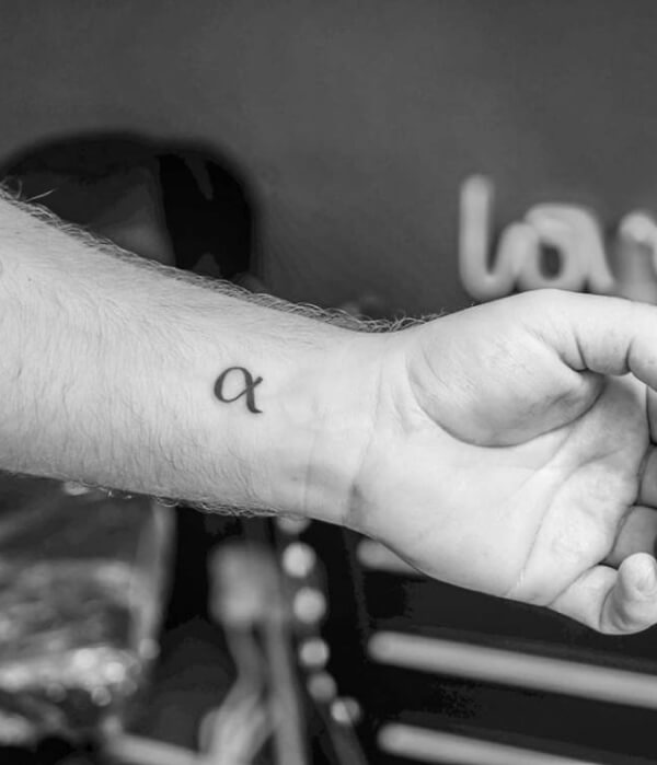 Alpha Numeric Tattoo (A1)