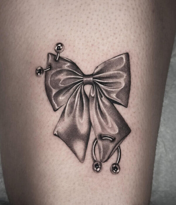 Luxurious Bow Tattoo