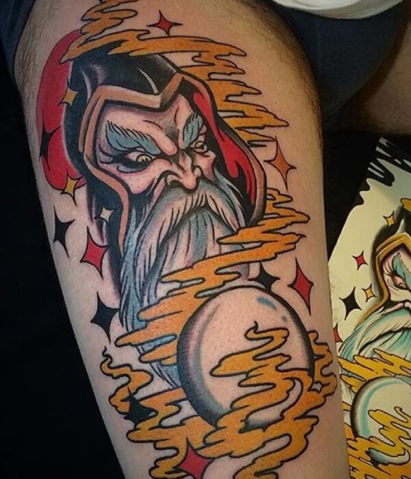 Elemental Wizard Tattoo - Trending Tattoo Elemental Wizard Tattoo