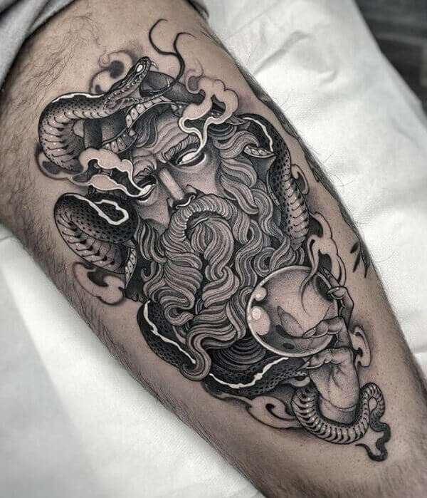 Sorceress Wizard Tattoo - Trending Tattoo Sorceress Wizard Tattoo