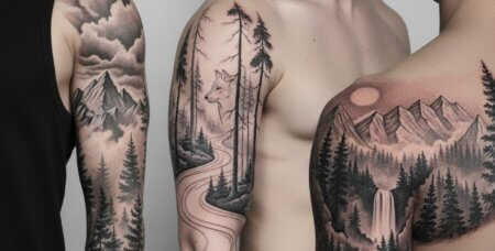 25 Forest Landscape Tattoo Ideas for Nature Lovers