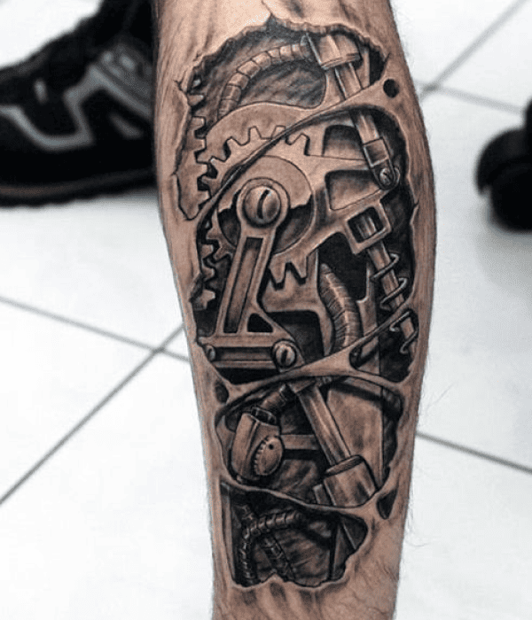 Mechanical Tattoo - Trending Tattoo Mechanical Tattoo