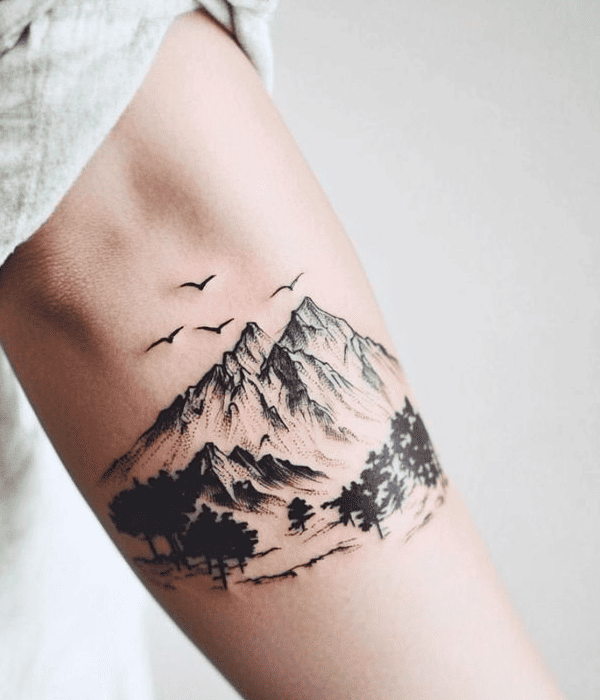 Mountain Tattoo - Trending Tattoo Mountain Tattoo
