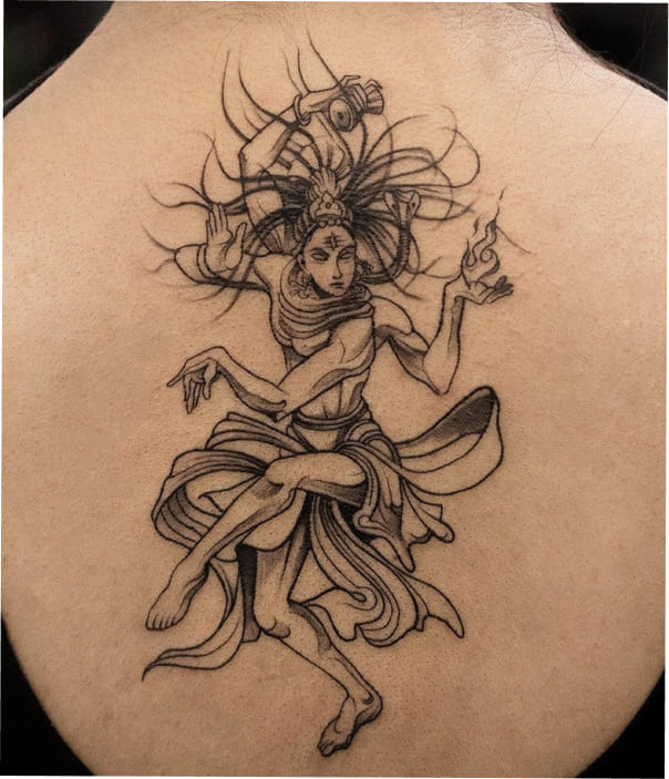 Naṭarāja Symbol Tattoo - Trending Tattoo Naṭaraja-Symbol-Tattoo