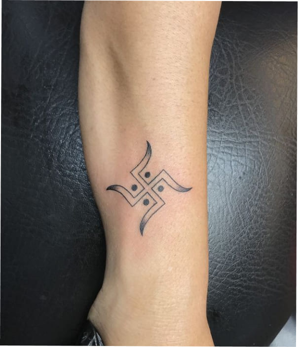 Svastika Symbol Tattoo 1 - Trending Tattoo Svastika Symbol Tattoo in hand