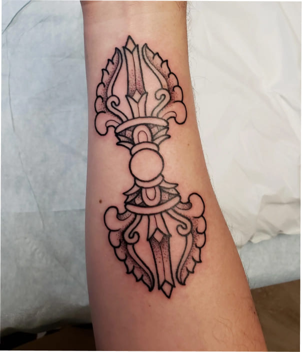 Vajra Symbol Tattoo - Trending Tattoo Vajra Symbol Tattoo