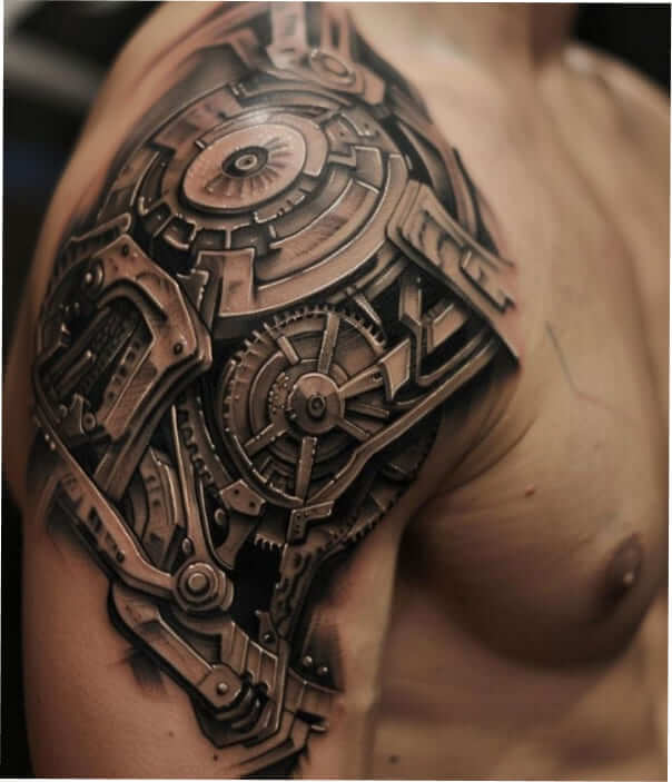 Biomechanical-Futuristic-Tattoo