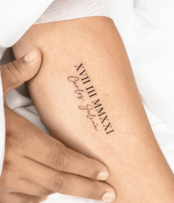 Roman-Script-Name-Tattoo